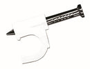 Channel Vision 1116 - RG6 Cable Clip with Nail - 100 pieces - White - Bulk CCTV Store