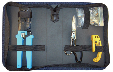 Platinum Tools EZ-RJ45 Termination Kit w/Nylon Zip Case - Bulk CCTV Store