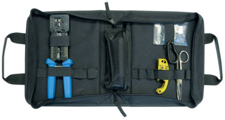 Platinum Tools 90151 EZ-RJ45 HD Basic Termination Kit w/Nylon Zip Case - Bulk CCTV Store