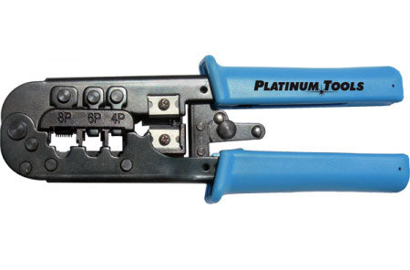 Platinum Tools 12503 All-in-One Modular Plug Crimp Tool - Bulk CCTV Store