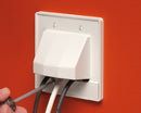 Arlington Industries CER2 - Reversible Two-Piece Low-Voltage Cable Entrance Plate - Bulk CCTV Store