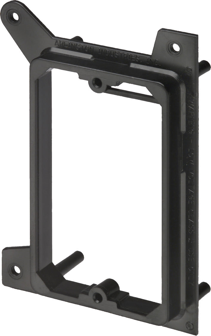 Arlington Industries LVH1 - Single-Gang Low-Voltage Mounting Bracket with Wire Tie-Off - Bulk CCTV Store