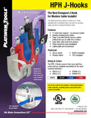 Platinum Tools High Performance J-Hooks HPH Polypropylene 25pc Box - Bulk CCTV Store