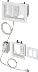 Arlington Industries TVB712BK - TV Bridge II Kit w/ Angled Power Box - Bulk CCTV Store