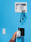 Arlington Industries TVB712BK - TV Bridge II Kit w/ Angled Power Box - Bulk CCTV Store