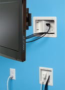 Arlington Industries TVB712BK - TV Bridge II Kit w/ Angled Power Box - Bulk CCTV Store