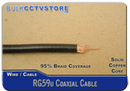 1000ft RG59/U Coaxial Cable 100% Copper Core, 95% Shield - Bulk CCTV Store