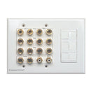 Channel Vision CC-372 3 Gang Home Theater Connection Center with Expansion Ports for additional Connections - Bulk CCTV Store