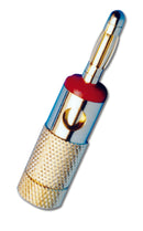 Channel Vision J-BPR - Banana Plug - Gold Plated - Red - Bulk CCTV Store