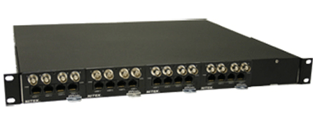 Nitek UTPSYS16 - 16 Port Video Power and Data Distribution System - Bulk CCTV Store
