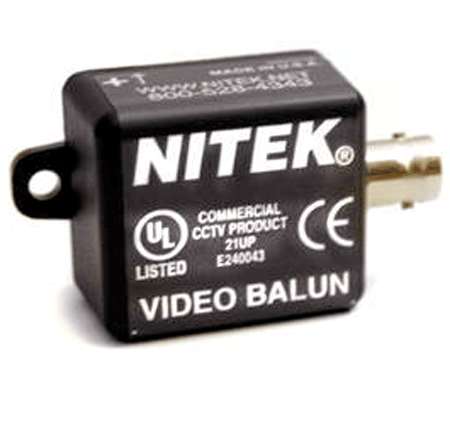 Nitek VB39F - Video Balun Transceiver Female BNC - Bulk CCTV Store