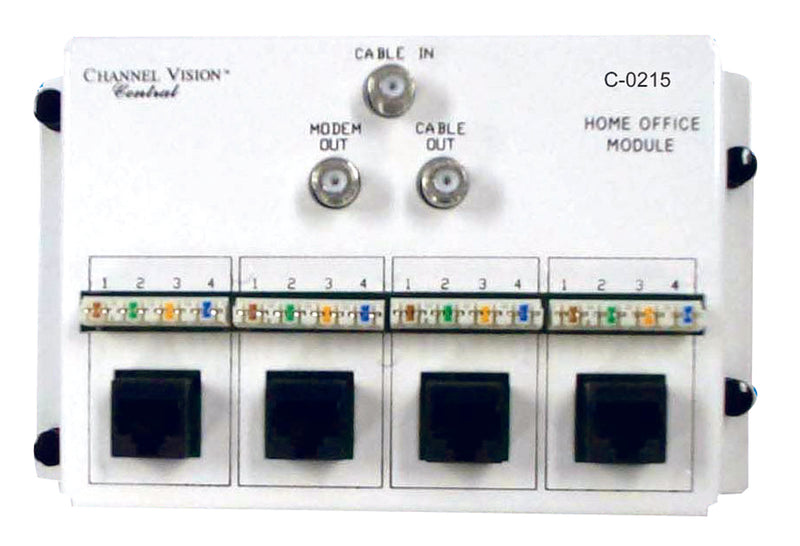 Channel Vision C-0215 4-Way RF Splitter Basic Service module - Bulk CCTV Store