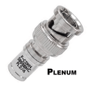 Belden DB59BNCPL2-4 RG59-Double Bubble- BNC Plenum Connector 25PK - Bulk CCTV Store