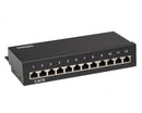 Platinum Tools 667-12C6S 12 Port Cat6 Shielded Patch Panel - Bulk CCTV Store