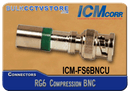 Belden FSNS6BNCU RG6-F-Conn-BNC Connector - Bulk CCTV Store
