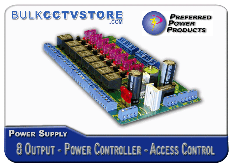 Preferred Power Products P3 P3PC-8 - Bulk CCTV Store