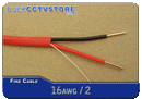 Fire / Alarm Cable - 16 AWG / 2 COND Wire Unshielded - 1000 FT - FPLR/CL2R - Bulk CCTV Store
