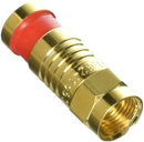 Platinum Tools 18016 F RG59 Compression, Gold 10/Clamshell, Pack of 10 - Bulk CCTV Store
