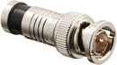 Platinum Tools 18039 BNC RG6 Compression, Nickel 6/Clamshell, Pack of 6 - Bulk CCTV Store