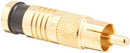 Platinum Tools 18053 RCA RG6 Compression, Gold 6/Clamshell, Pack of 6 - Bulk CCTV Store
