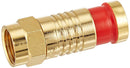 Platinum Tools 18016 F RG59 Compression, Gold 10/Clamshell, Pack of 10 - Bulk CCTV Store