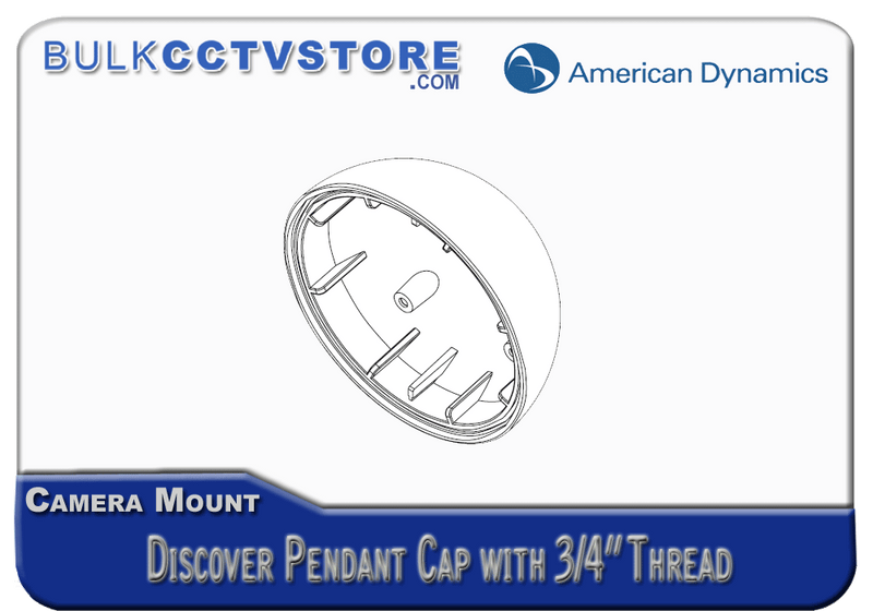 American Dynamics ADCDMPEND - Discover Pendant Cap with .75 in Thread - White - Bulk CCTV Store