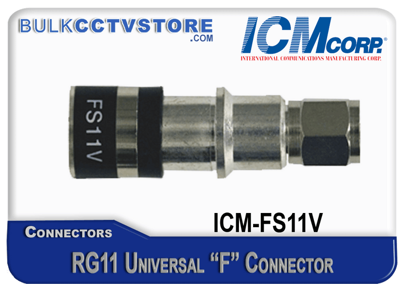 Belden FS11V - Universal RG11 75OHm F Connector - Bulk CCTV Store