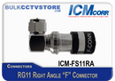 Belden FS11RA - Universal Right Angle RG11 75OHm F Connector - Bulk CCTV Store