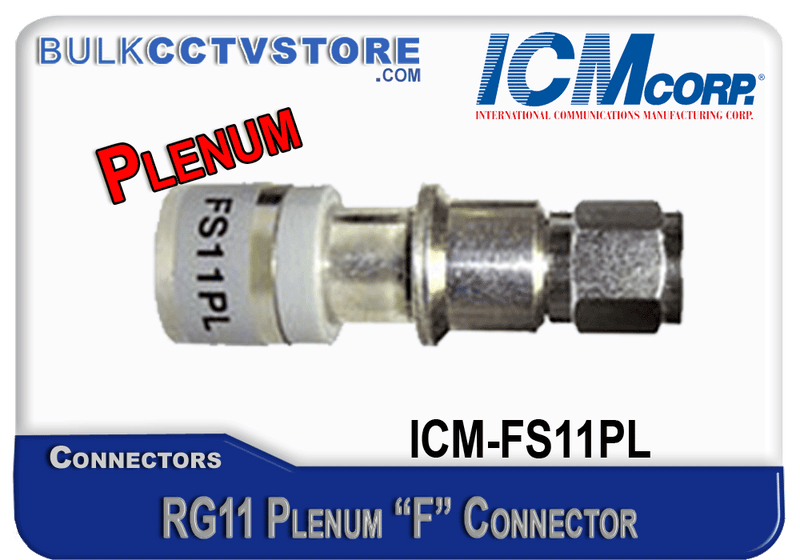 Belden 716SNS1P11PL - Universal Plenum RG11 75OHm F Connector - Bulk CCTV Store