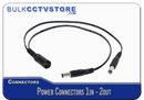 Power Connector 2.1mm - 1in - 2out - Bulk CCTV Store