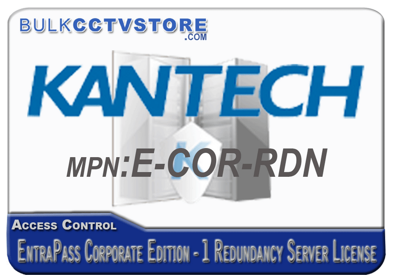 Kantech E-COR-RDN EntraPass Corporate Edition - 1 Redundancy Server License - Bulk CCTV Store