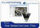 American Dynamics ADVS5SSA - SSA Victor - Concurrent Client License - 5 Aditional Years - Bulk CCTV Store