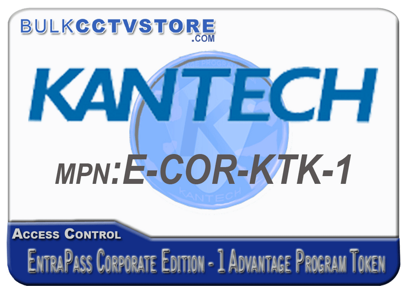 Kantech E-COR-KTK-1 Kantech Advantage Program Token - EntraPass Corporate Edition - Bulk CCTV Store