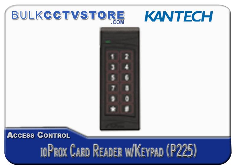 Kantech P225KPW26 ioProx Card Reader with integrated Keypad - Bulk CCTV Store
