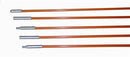 BES-FIB207 Fiberfish II 3/16 Inch Diameter, 6 Foot Orange Rod Kit - Bulk CCTV Store
