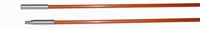 BES-FIB215 3' x 3/16" Orange Rod - Male/Female - Bulk CCTV Store