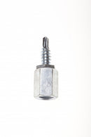 Platinum Tools JH953-100 Threaded Rod 3/8-16 Male Coupler with 3/4" Self Drill Metal Screw 100pc Box - Bulk CCTV Store