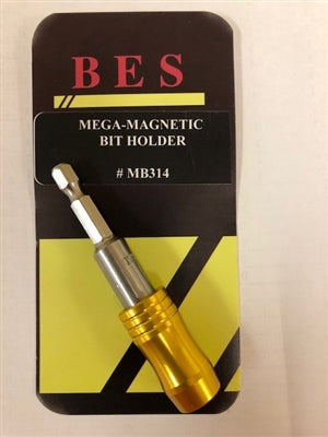 BES-MB314 3" Mega-Magnetic Bit Holder  1/4" hex shank - Bulk CCTV Store
