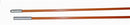 BES-PCF214 3' x 3/16" Coated Orange Rod - Bullnose/Female - Bulk CCTV Store