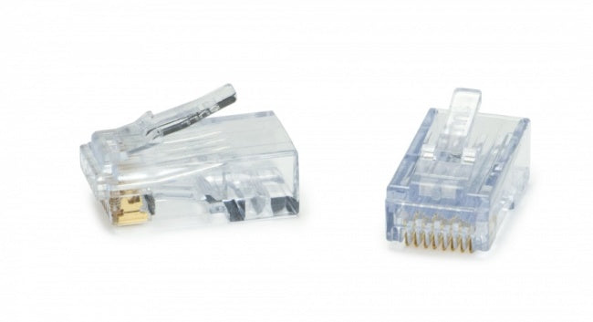 Platinum Tools 100047C ezEX38 - ezEX-RJ45 Cat5e UTP Connector 50pc Clamshell - Bulk CCTV Store