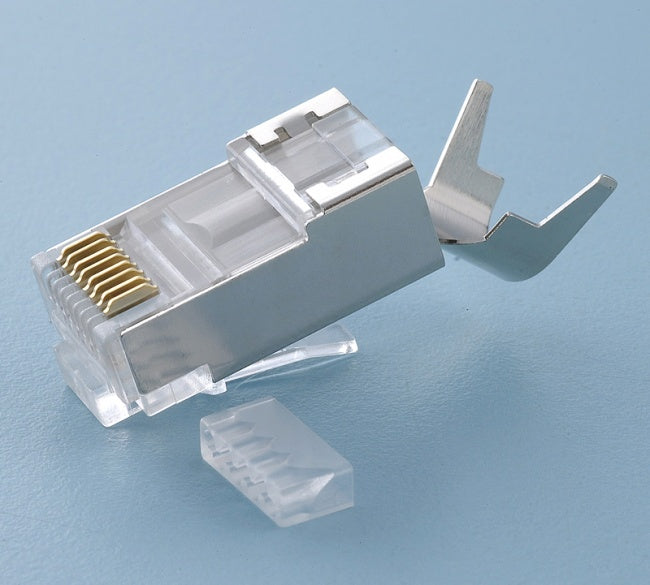 Platinum Tools RJ45 CAT6A 10Gig Shielded Connector with Liner Solid - Bulk CCTV Store