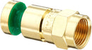 Platinum Tools 18205 F RGB Compression Connector 24 AWG, Gold Plate 25pc Bag - Bulk CCTV Store