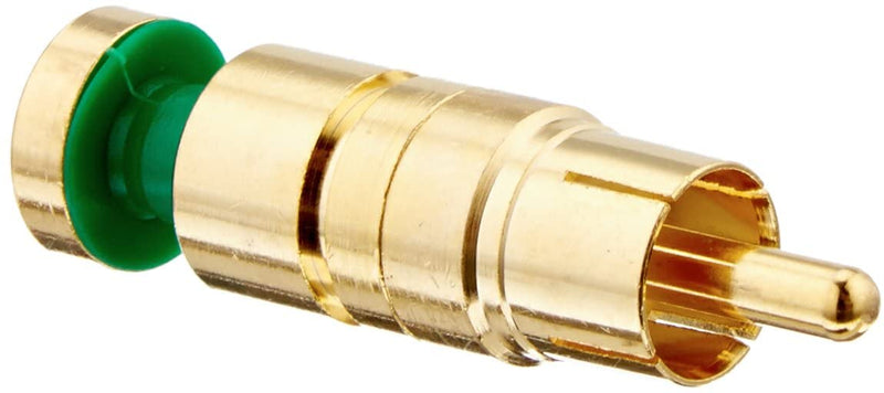 Platinum Tools 18275 RCA RGB Compression Connector 23 AWG, Gold Plate 25pc Bag - Bulk CCTV Store