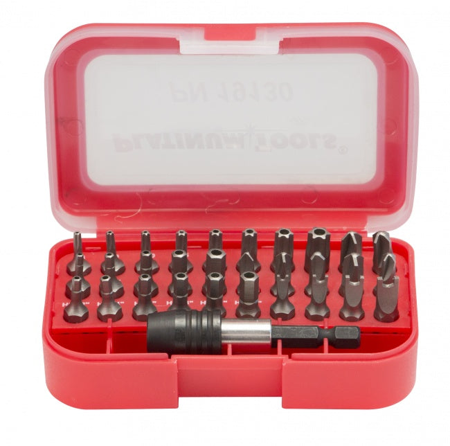 Platinum Tools 19130C 30 Piece Security Bit Set - Bulk CCTV Store