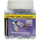 Platinum Tools 202010J EZ-RJ45® CAT6 Connectors 100pc Jar - Bulk CCTV Store