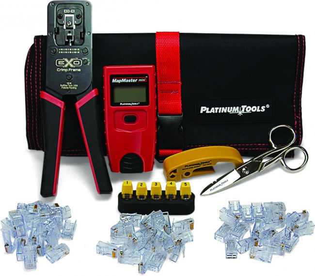 Platinum Tools 90147 ezEX mini Termination and Test Kit - Bulk CCTV Store