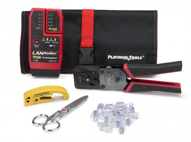 Platinum Tools 90148 EXO ezEX-RJ45 Termination and Test Kit - Bulk CCTV Store