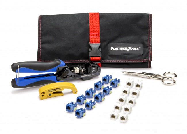 Platinum Tools 90175 Xpress Jack Keystone Termination Kit - Bulk CCTV Store