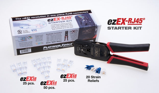 Platinum Tools 90188 ezEX Starter Kit - Bulk CCTV Store