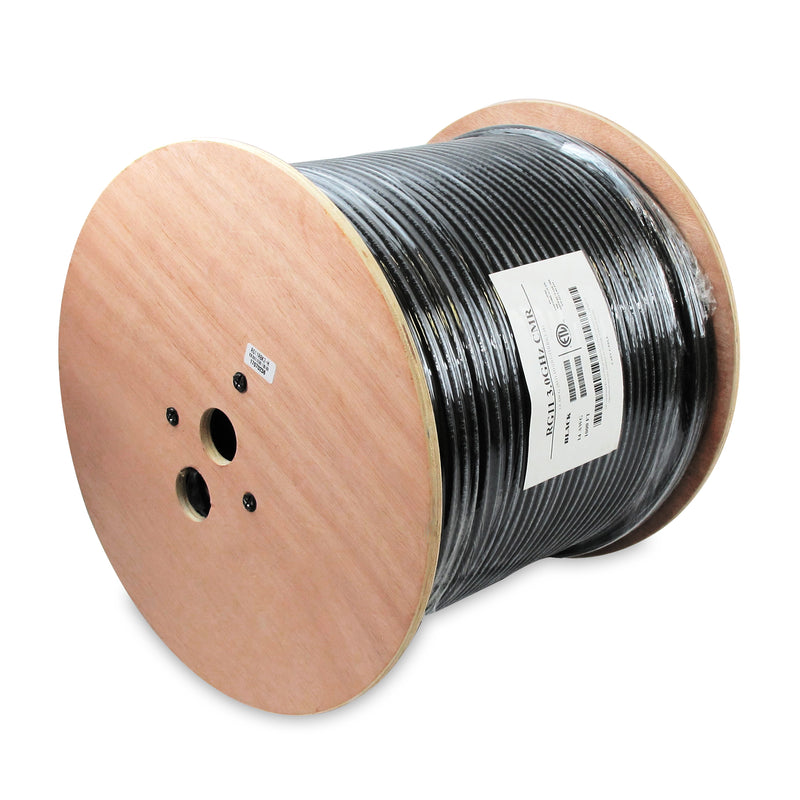1000ft RG11/U Coaxial Cable 14 AWG 60% Braid - Bulk CCTV Store